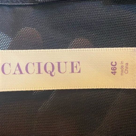 Cacique Satin Plunge Boost Bra - Picture 7 of 9